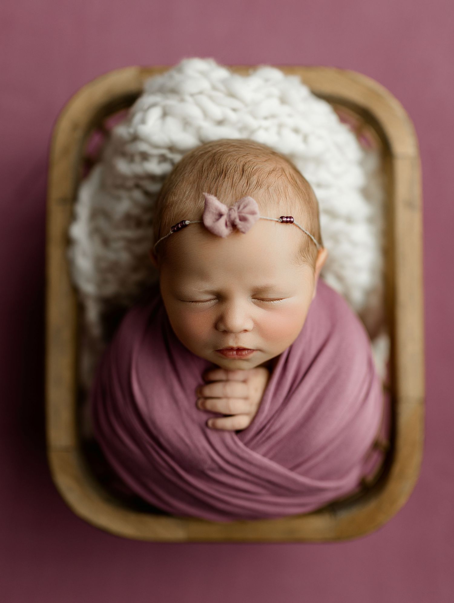 Professional posed newborn portraits at Bailey’s Photography, serving Southern Ohio and the Huntington, WV area.