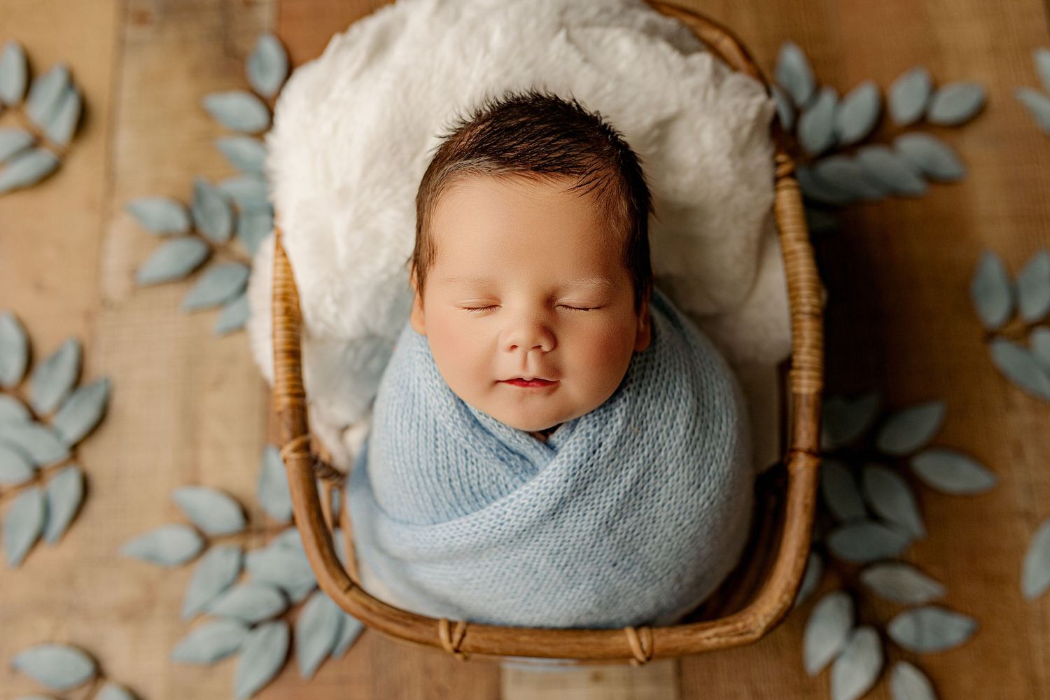 Bailey's Photography | Wheelersburg OH | Peaceful Sleeping Baby | Wrapped and Relaxed