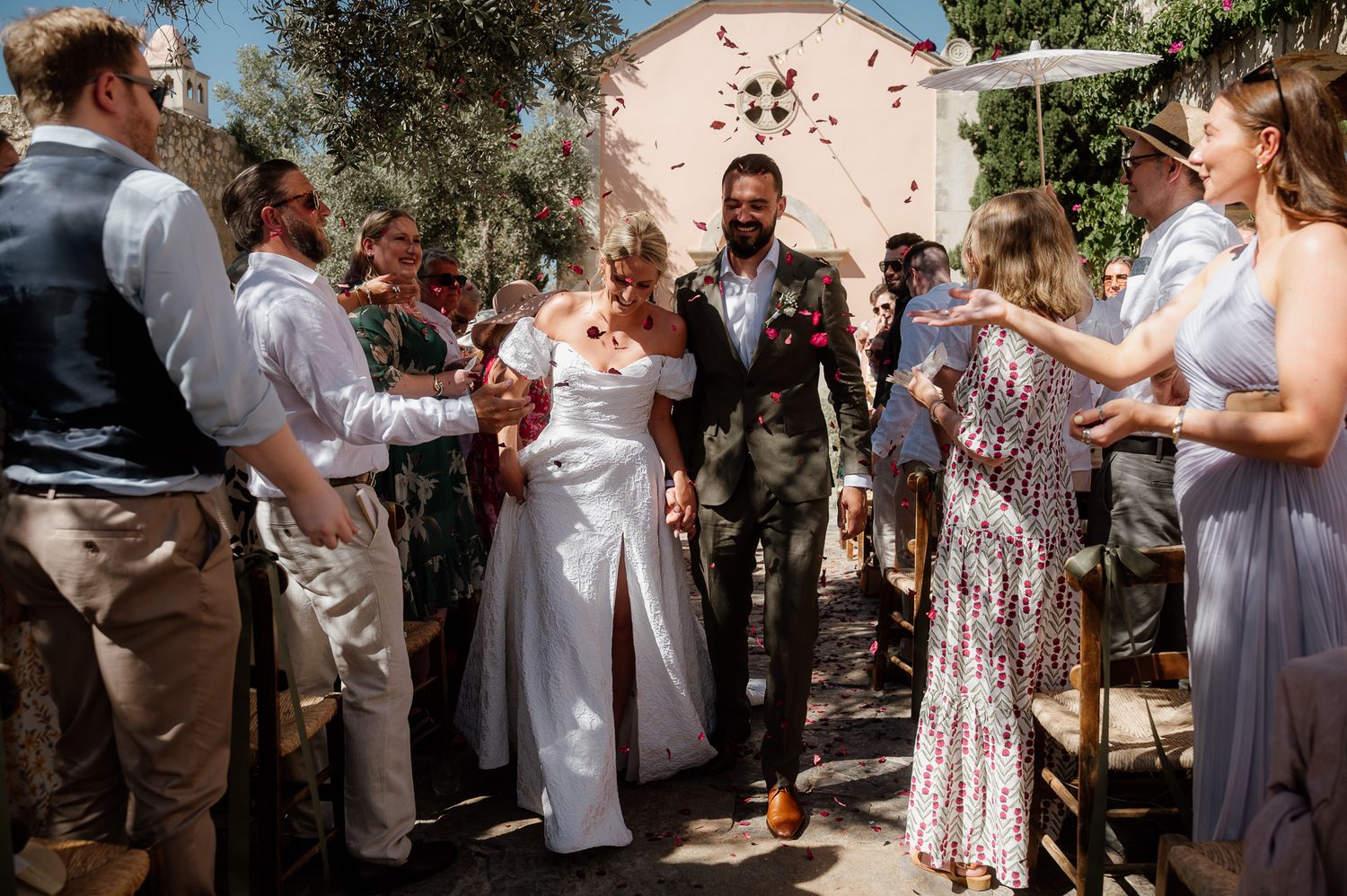 rustic chic vineyard wedding photographer in Agreco Farms, Crete Greece