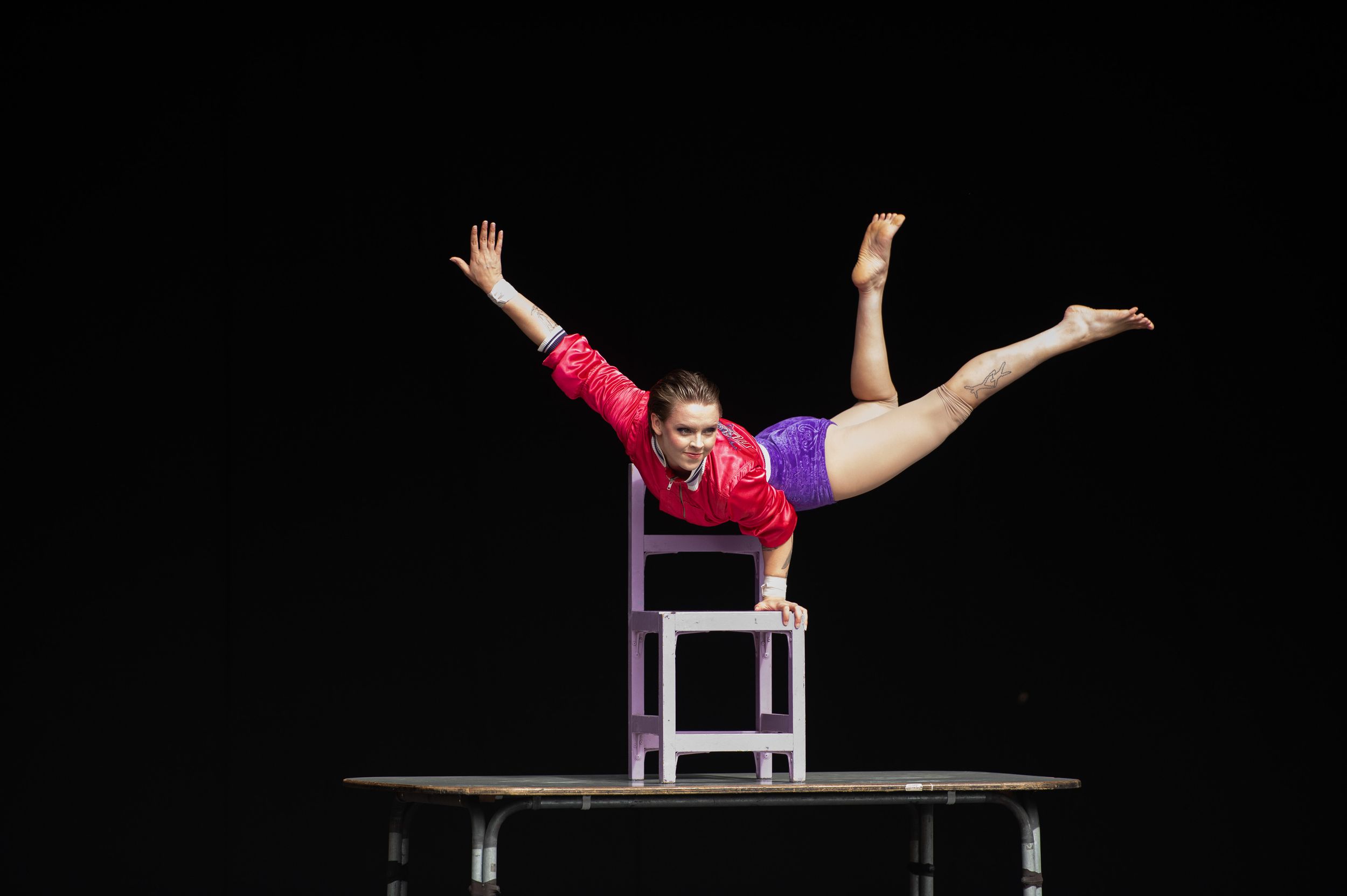 Circus Oz Performer at KaBloom