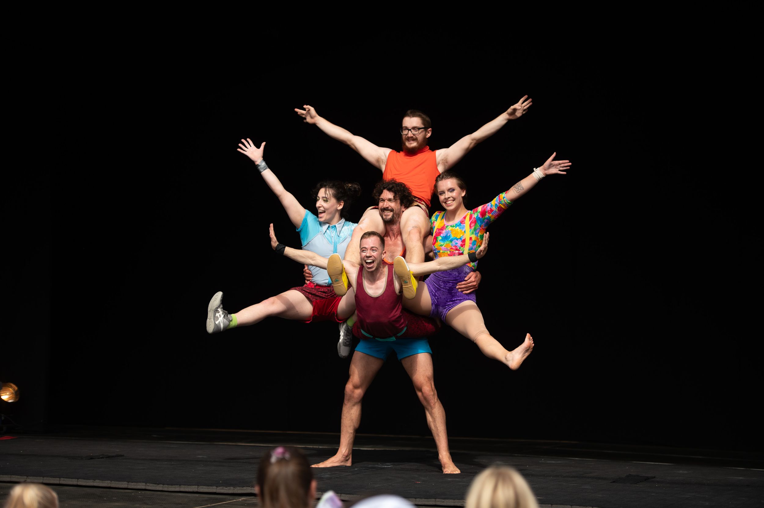 Circus Oz during a event performance