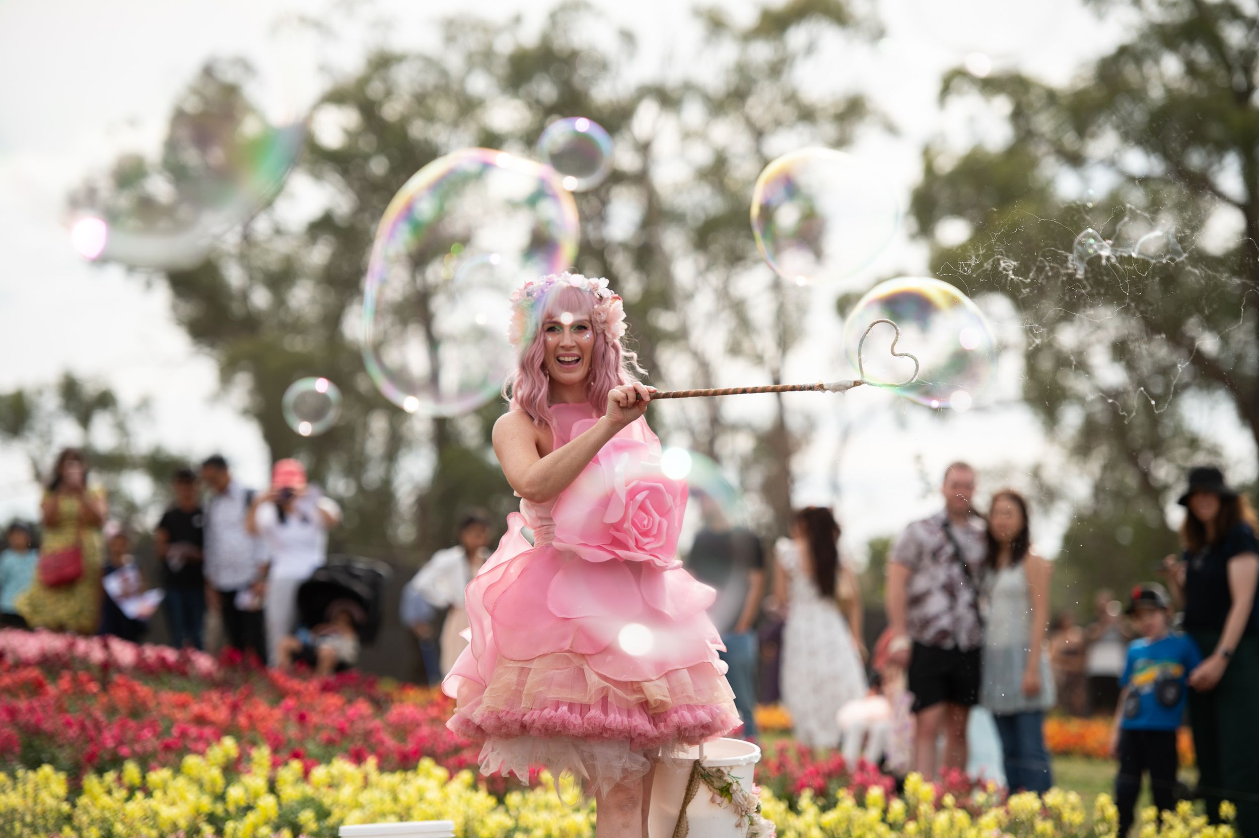 Becky Bubbles at Kabloom festival