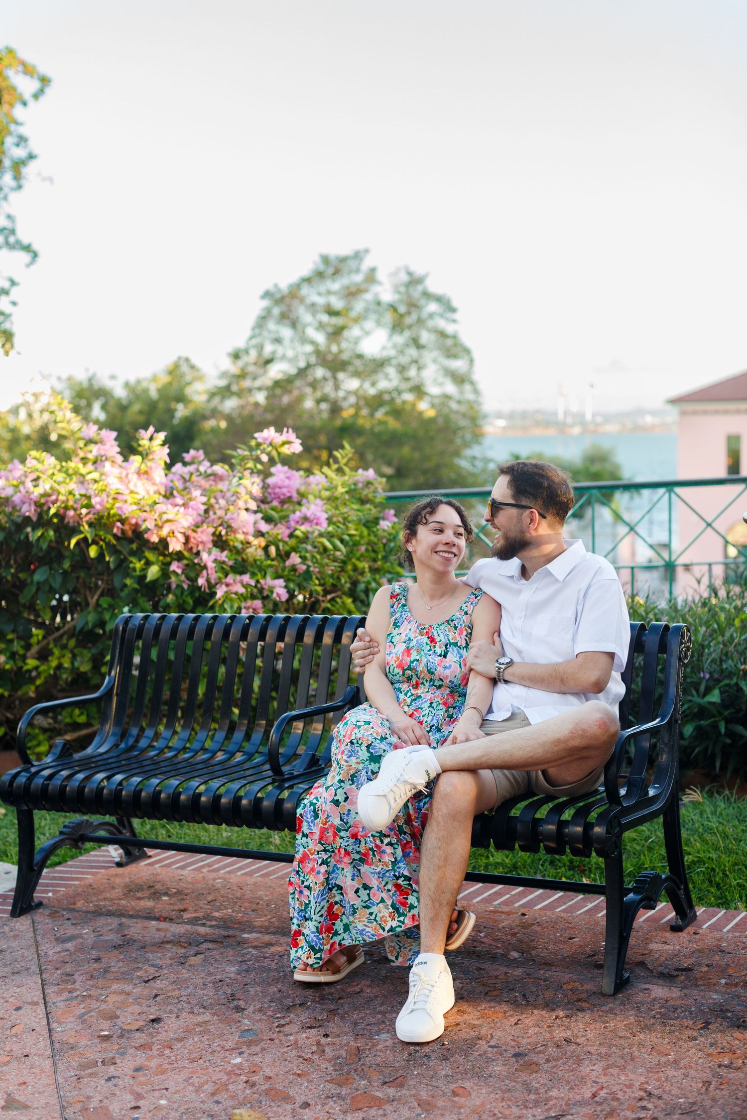 Couples portrait. Old San Juan, Puerto Rico.