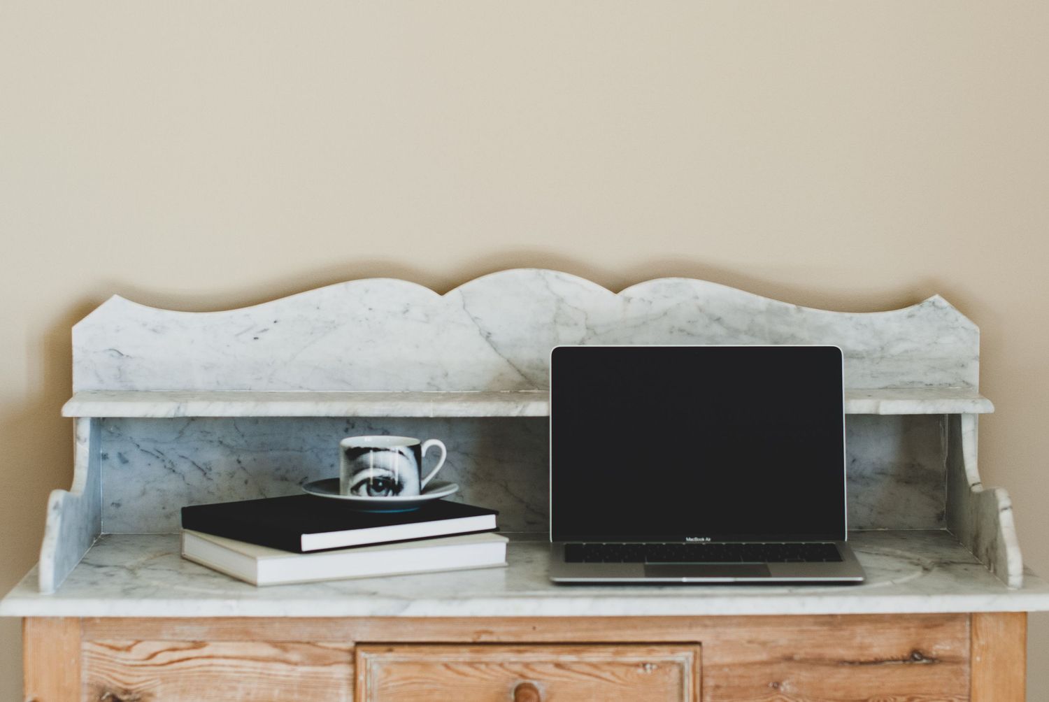 Desk Mock up, vintage office space