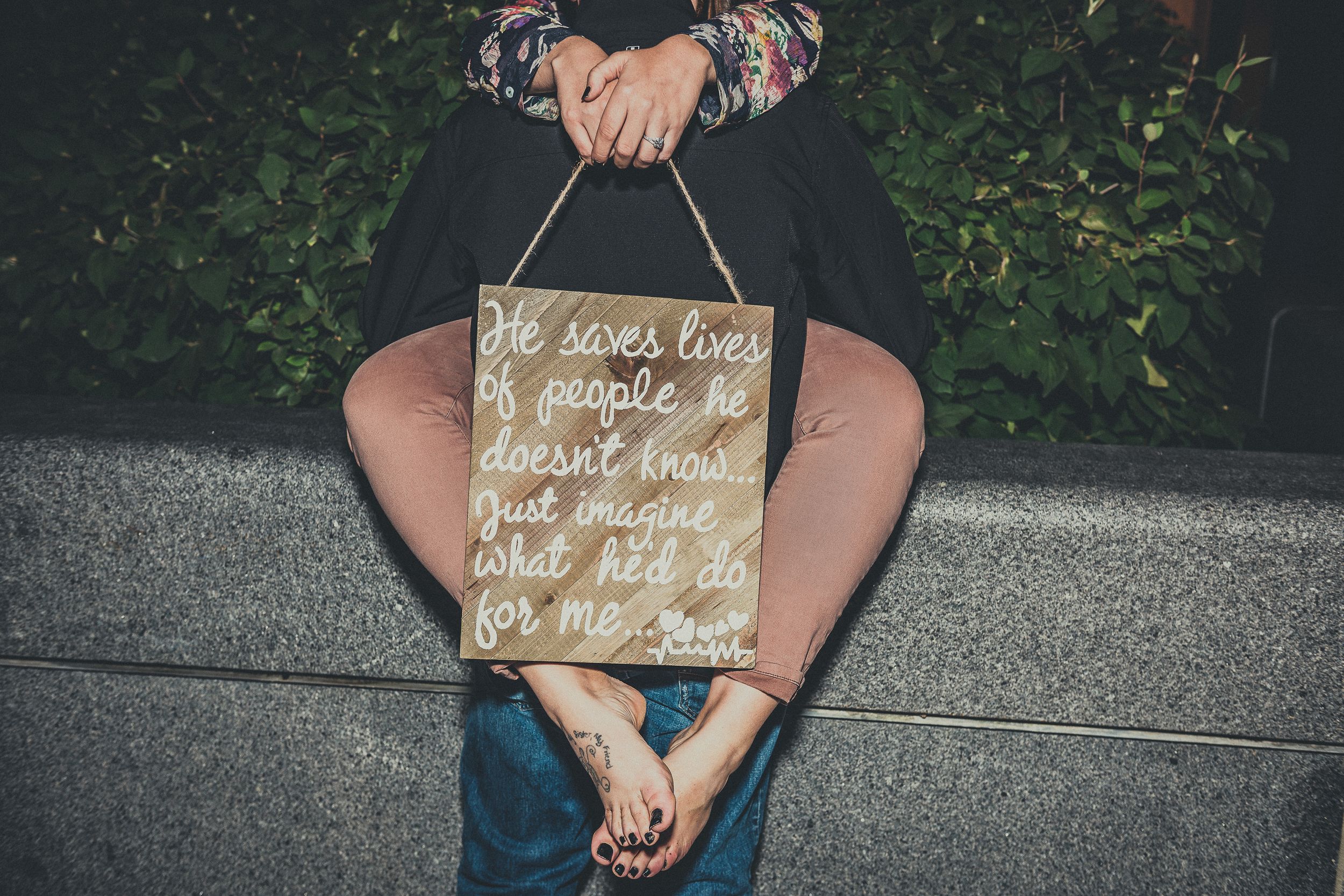 EMT wedding description, creative wedding signs, iowa wedding photographer