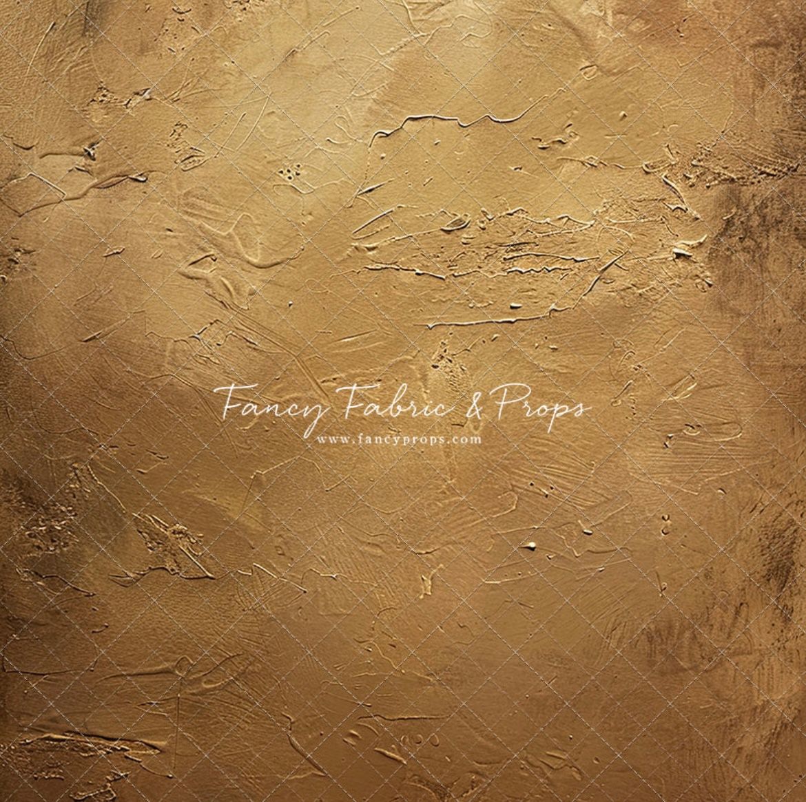 Brown and gold textured background with rough painted surface showing brushstrokes and layered abstract patterns.