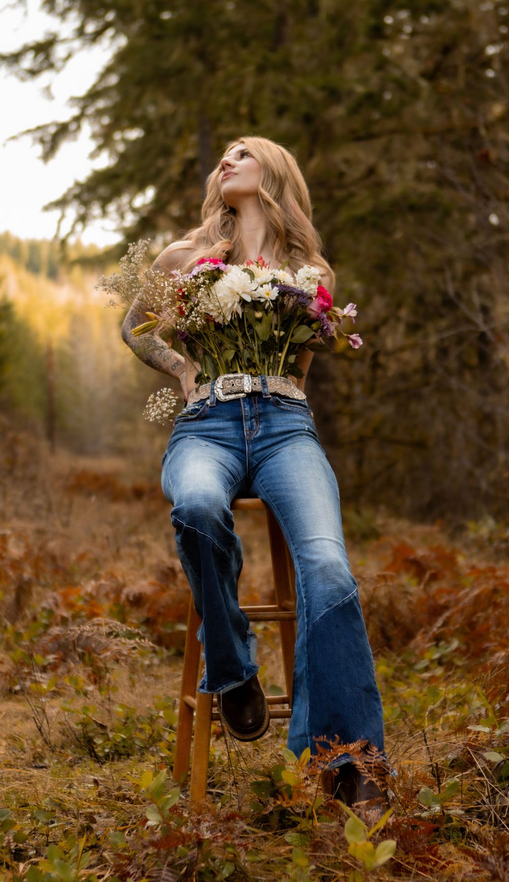 theme, flower top, portrait