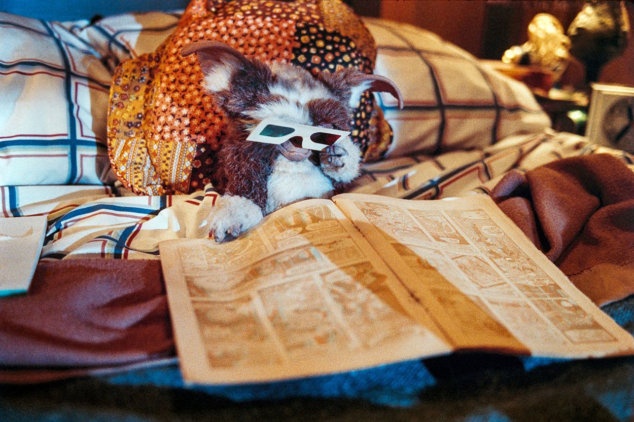 Gizmo with 3d glasses