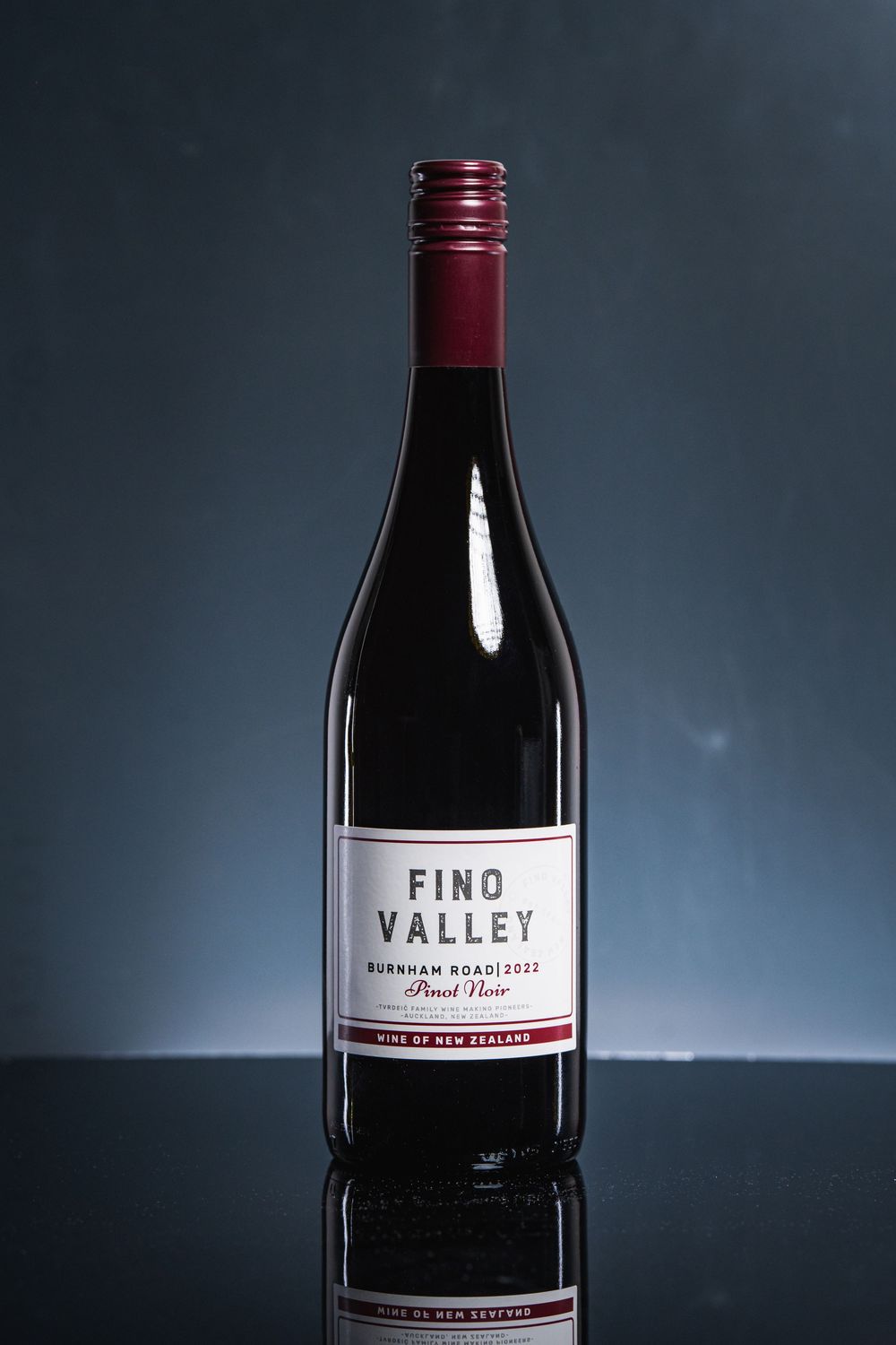 Professional Auckland product photography showcasing premium wine bottles and glasses, captured by a commercial photographer in New Zealand.