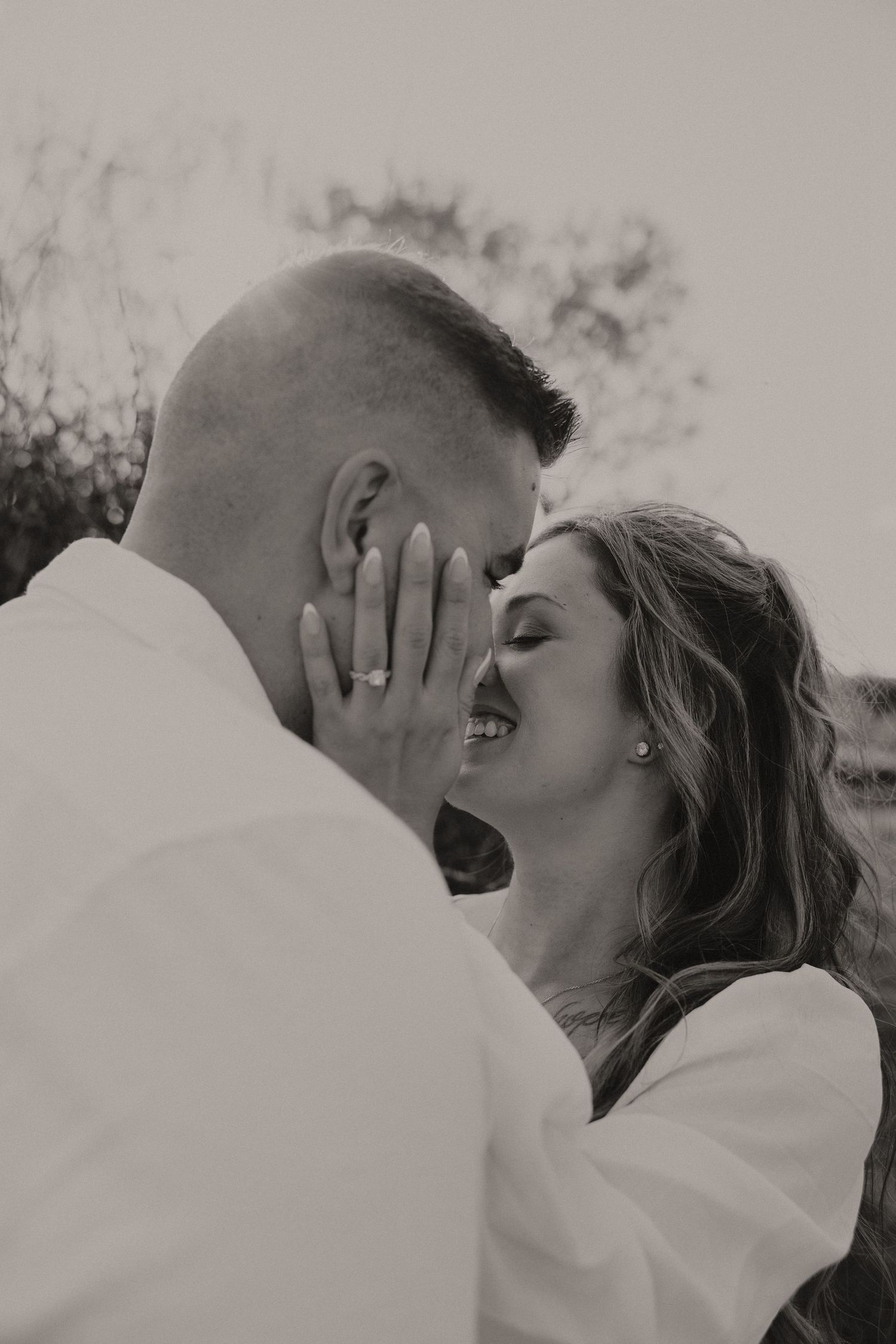 Engagement photoshoot moments.
