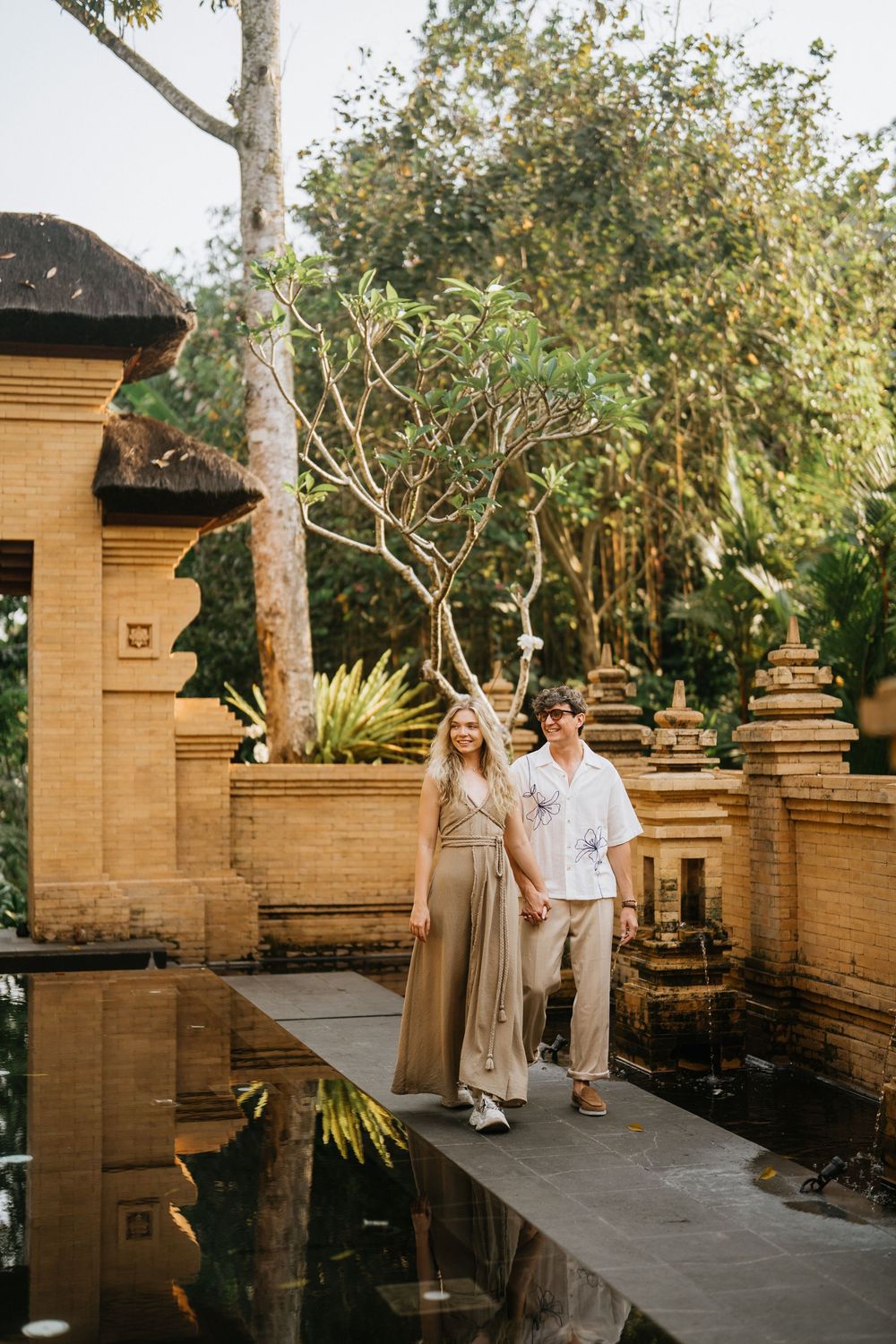 Lifestyle couple photoshoot at Sanna Ubud