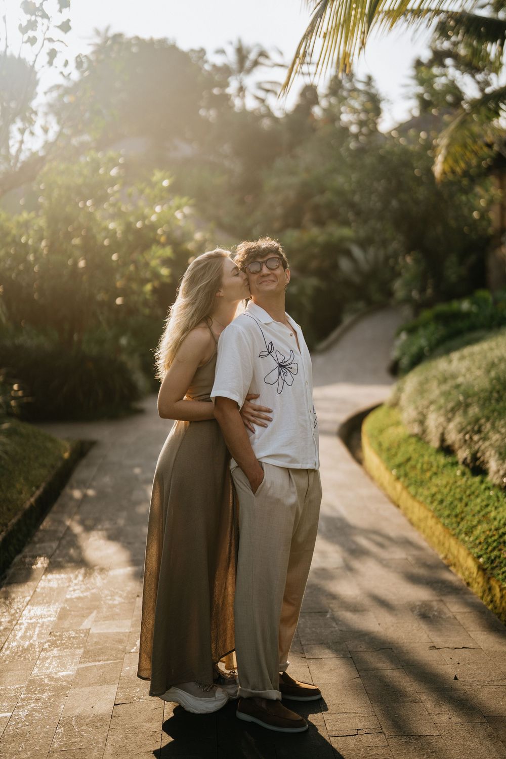 Lifestyle couple photoshoot at Sanna Ubud