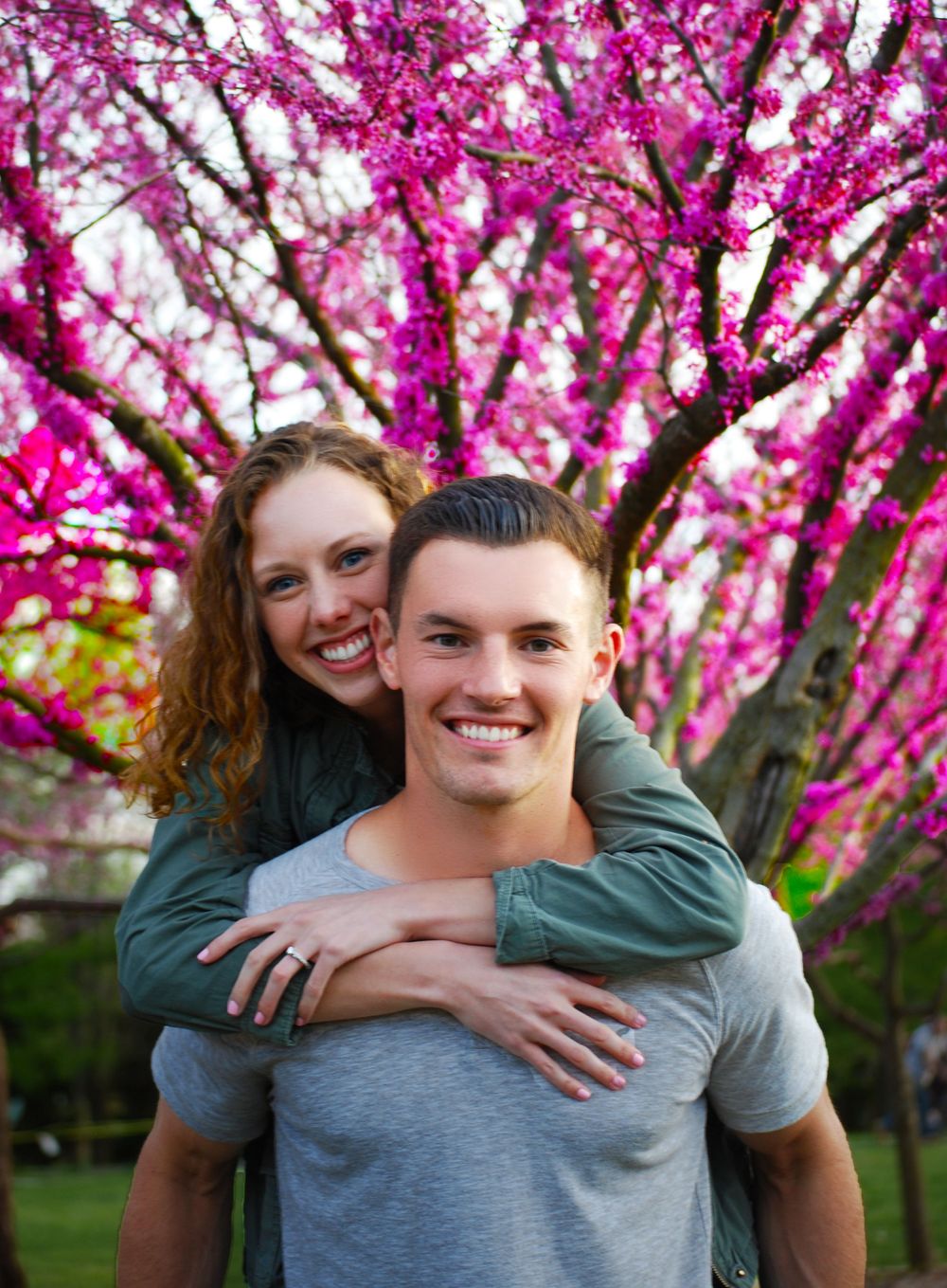 Engagement photo Saint Charles Missouri