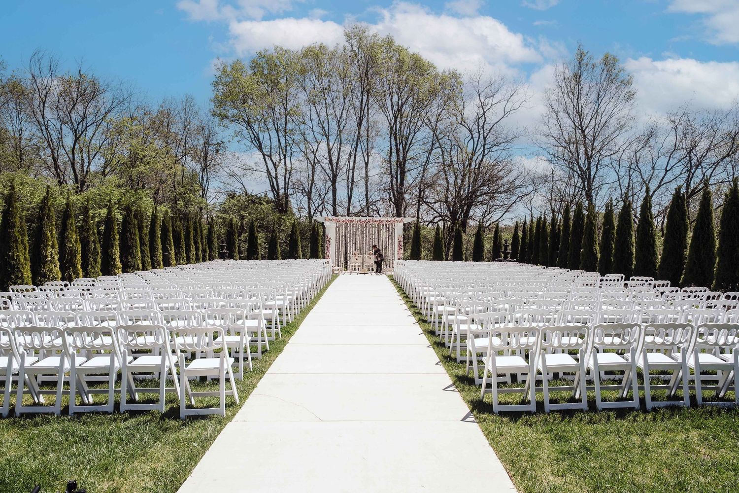 White Willow Meadows ceremony area.