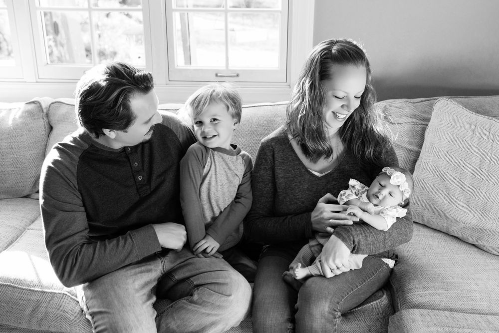 Newborn photography, in home family photos, lake country family photographer, newborn photography studio Watertown WI