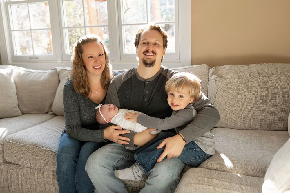 Newborn photography, in home family photos, lake country family photographer, newborn photography studio Watertown WI