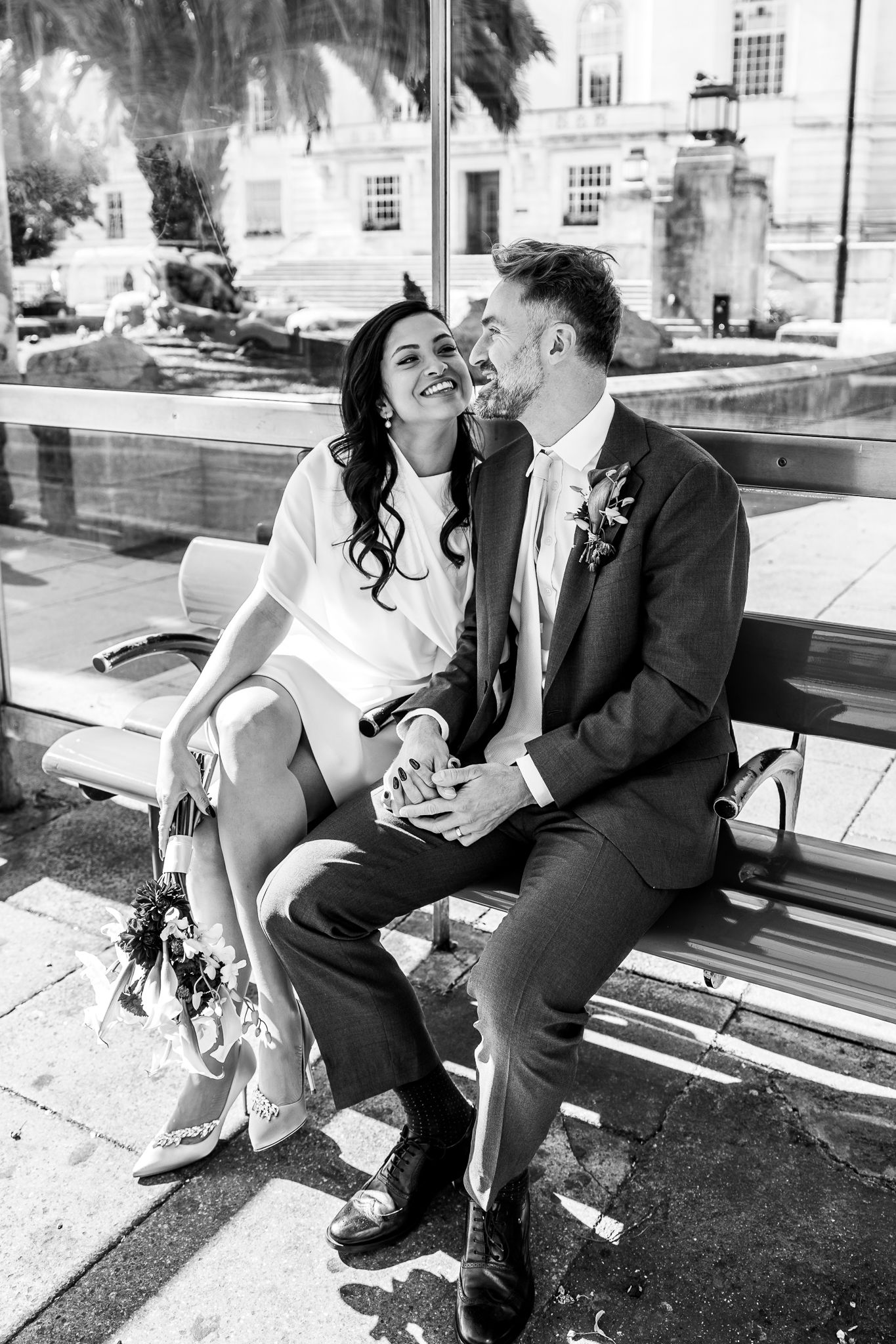 cool London wedding