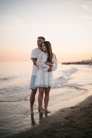 Liebe wird sichtbar am Strand