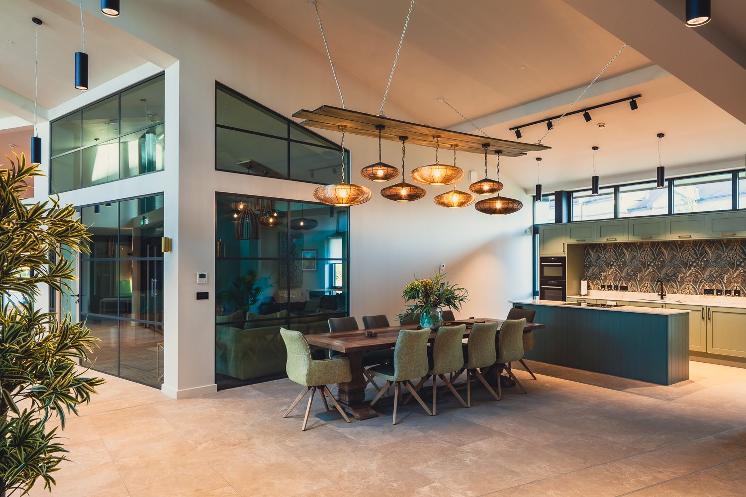 Architectural photograph of Manin Cancer Care Centre kitchen area on the Isle of Man