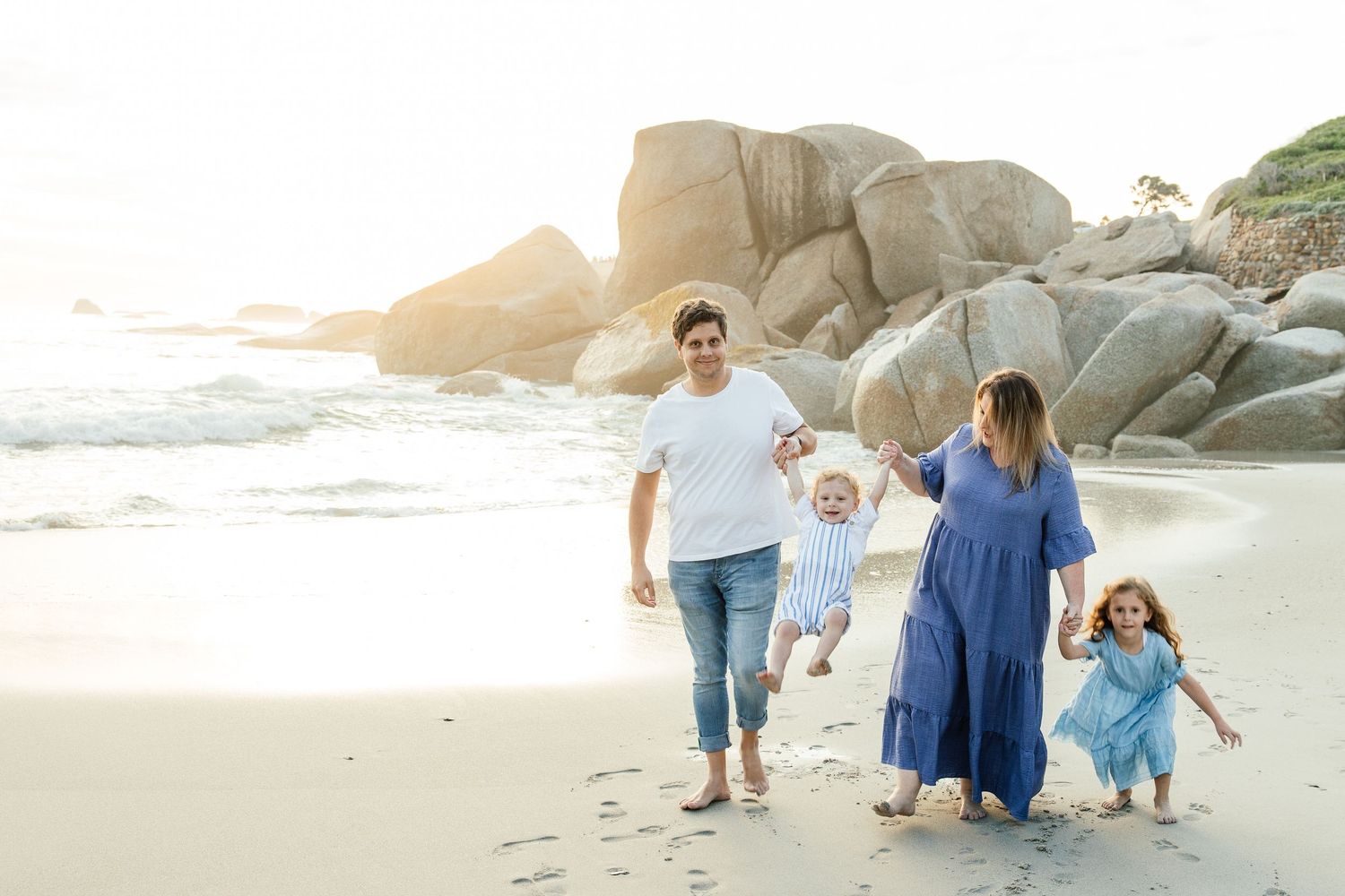 Cape Town Wedding and Engagement Photographer.Familyshoot  at Clifton , Cape Town captured by Melissa Van Riel Photography