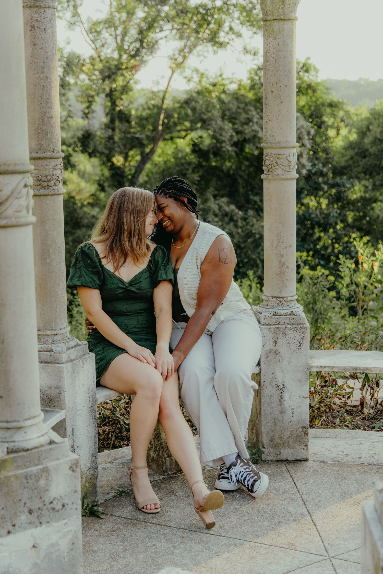 engagement session in Maymont Park in Richmond Virginia