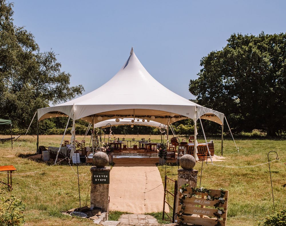 Perfect Party Tents at Shillingstone House, North Dorset wedding venue. Relaxed Dorset Wedding photographer