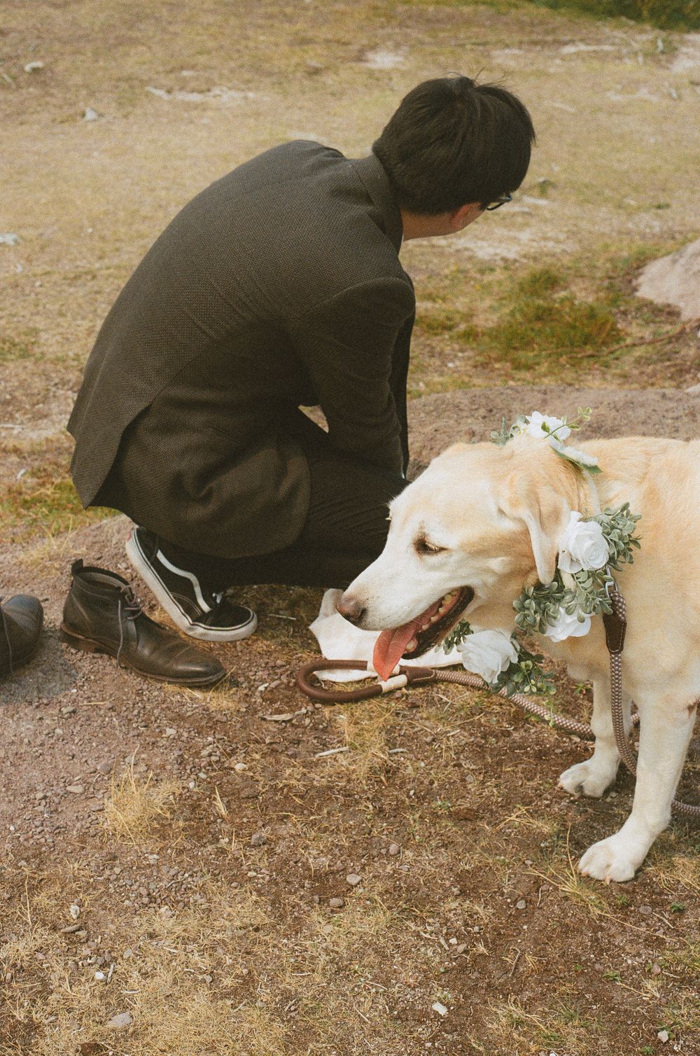 Film Photograph of an Elopement at Torbay Point St. John's Newfoundland by Documentary Wedding and Lifestyle Photographer Kaitlyn Yvette