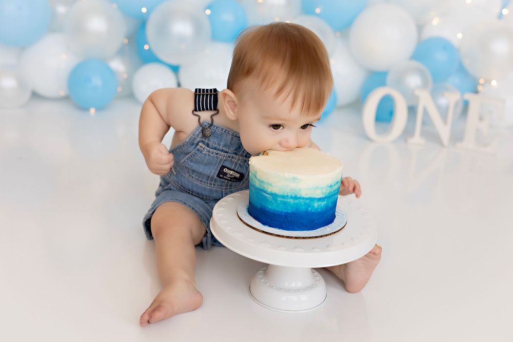 Cake Smash Photographer in Wisconsin, studio in Watertown WI serving Dodge County Jefferson County and Waukesha County