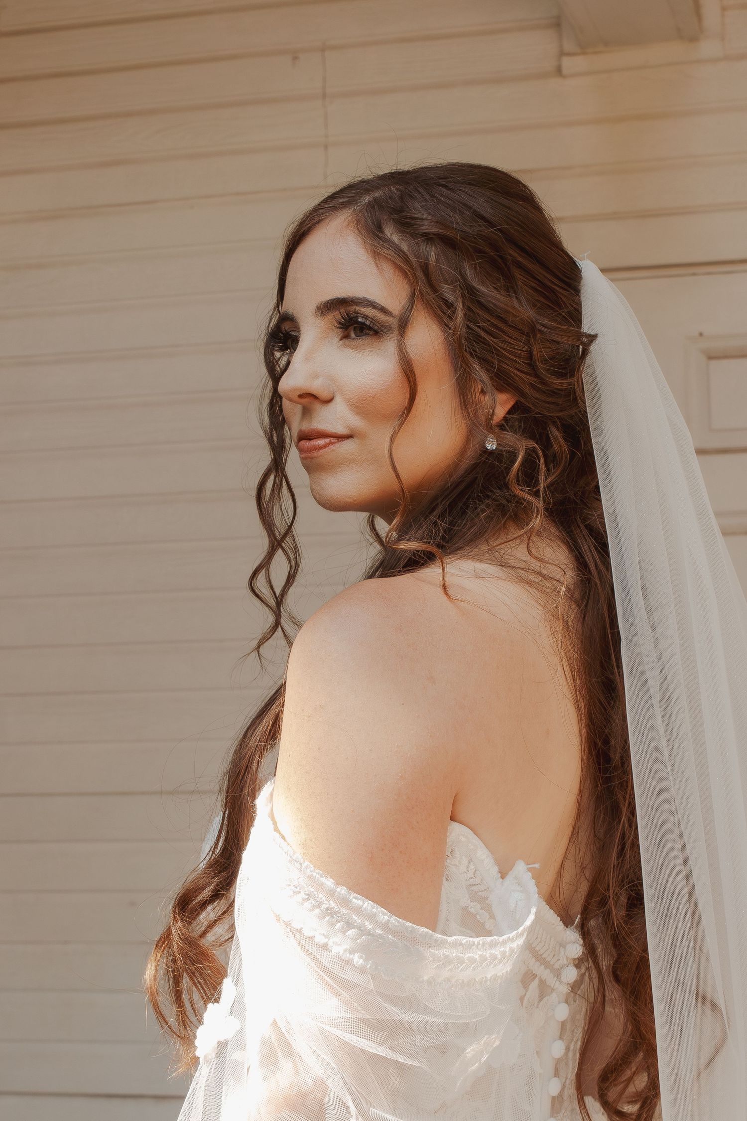 Wedding day portrait