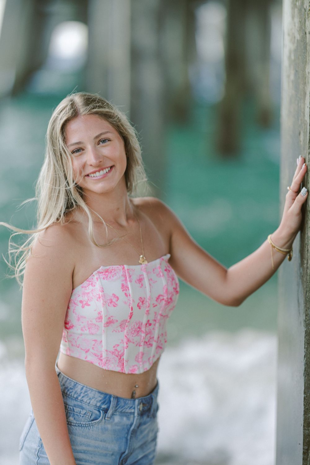 Senior Portrait at Pompano Pier