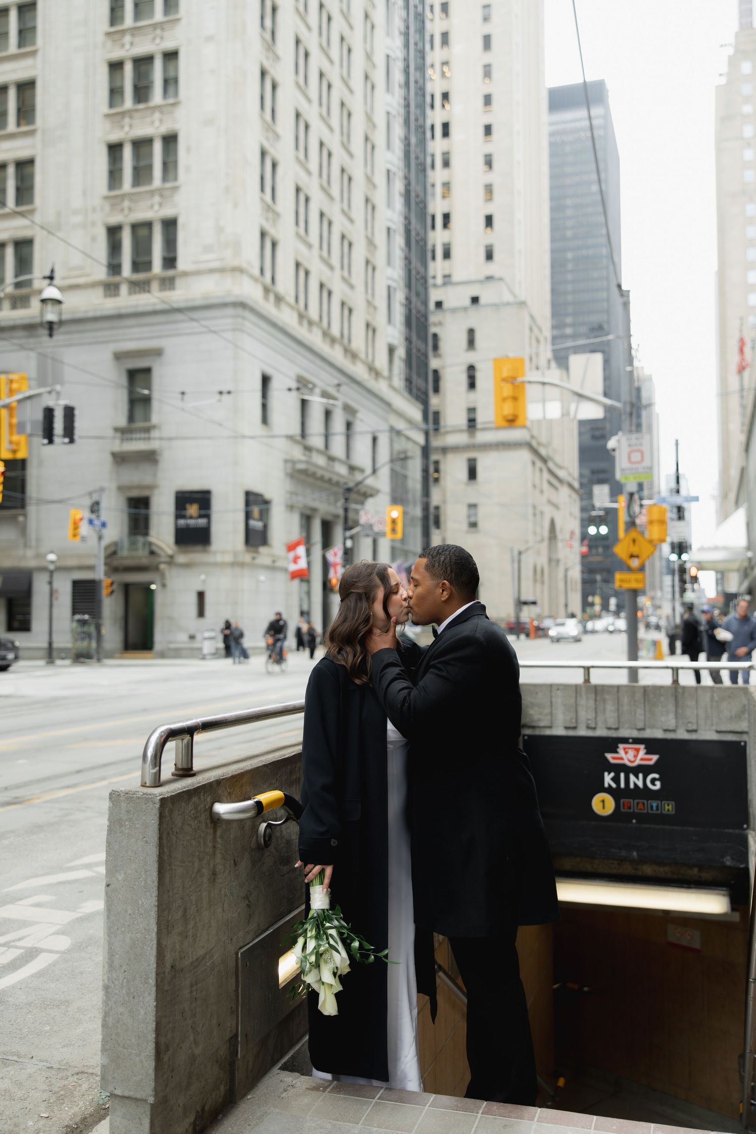 Down Town Toronto photographer The old city hall Toronto wedding photographer Daria Summers Photography.