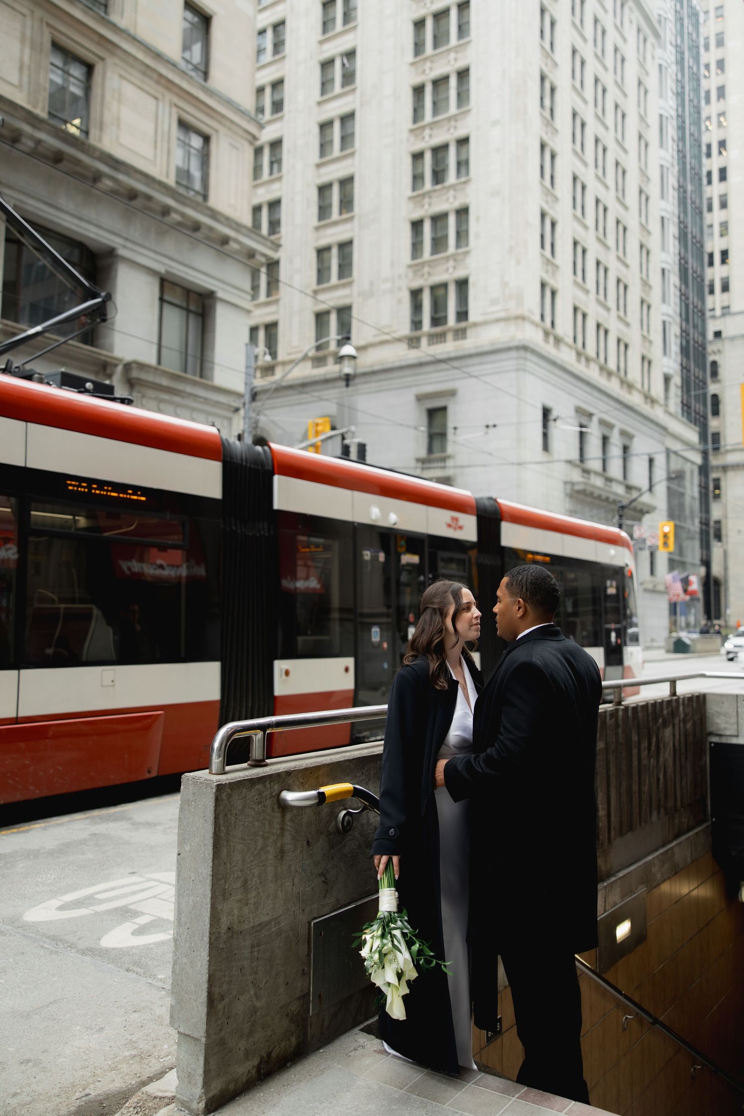 Down Town Toronto photographer The old city hall Toronto wedding photographer Daria Summers Photography.