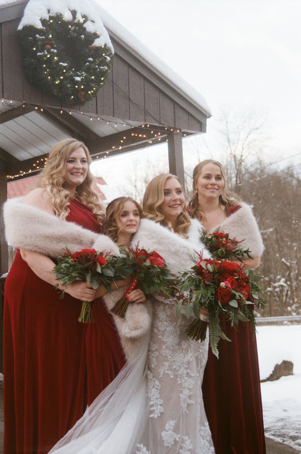 35mm Film Winter Wedding by Megan Bucci Photography