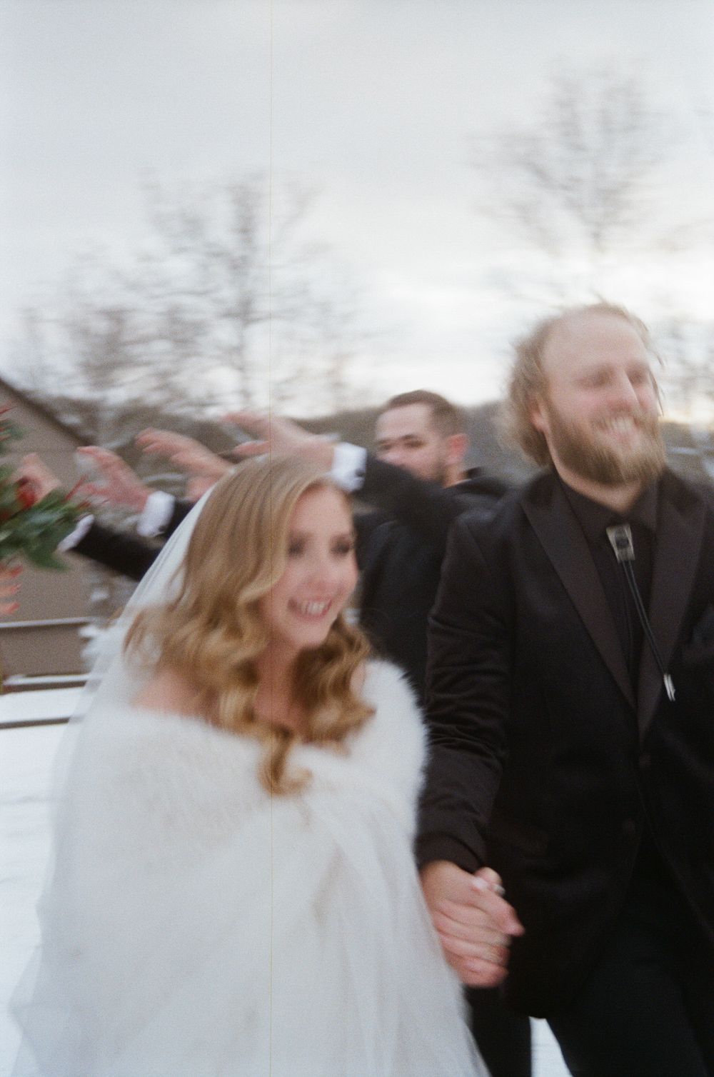 35mm Film Winter Wedding by Megan Bucci Photography