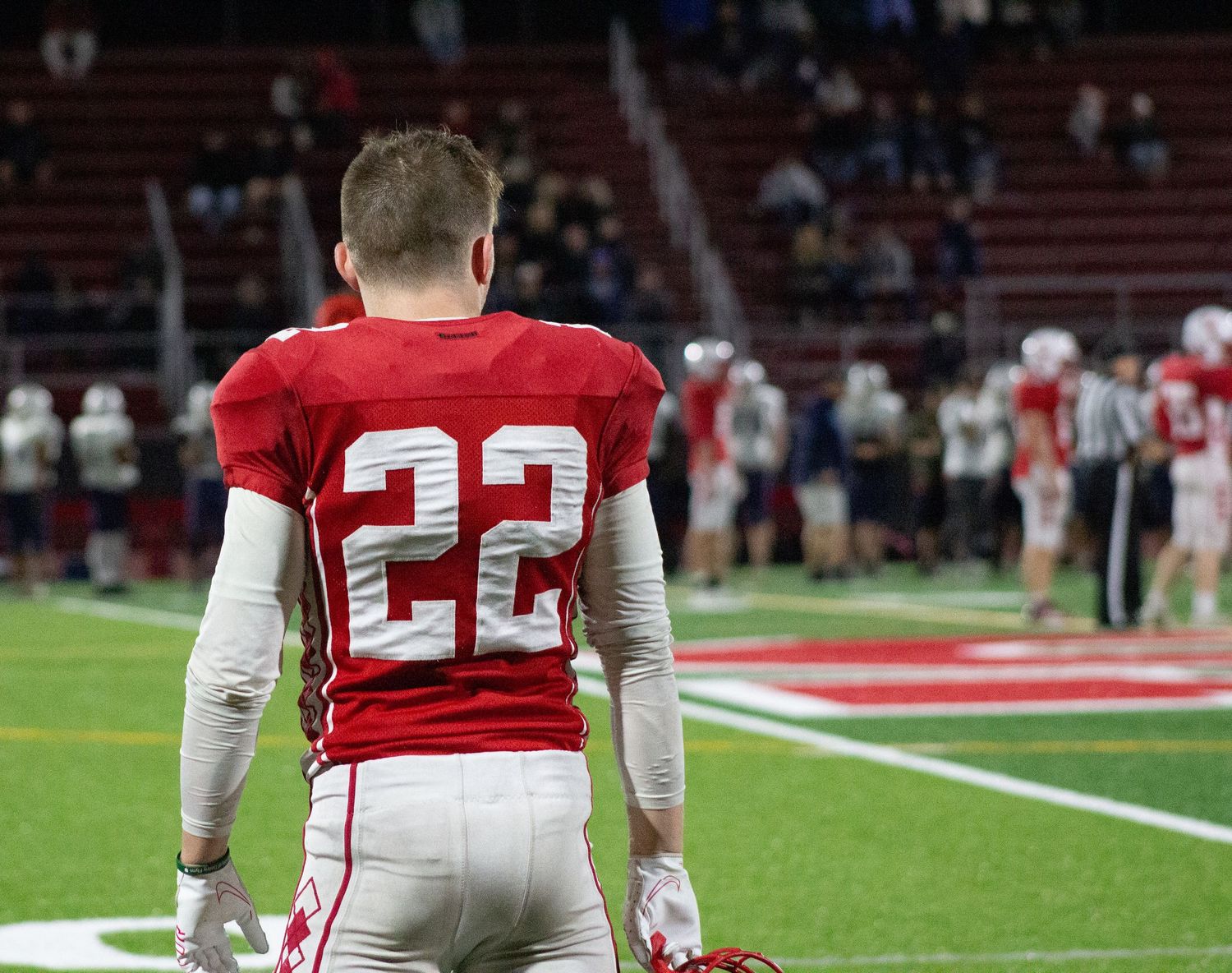 Drew Gardiner Saugus High Football 2022 taken by Elizabeth Goodwin