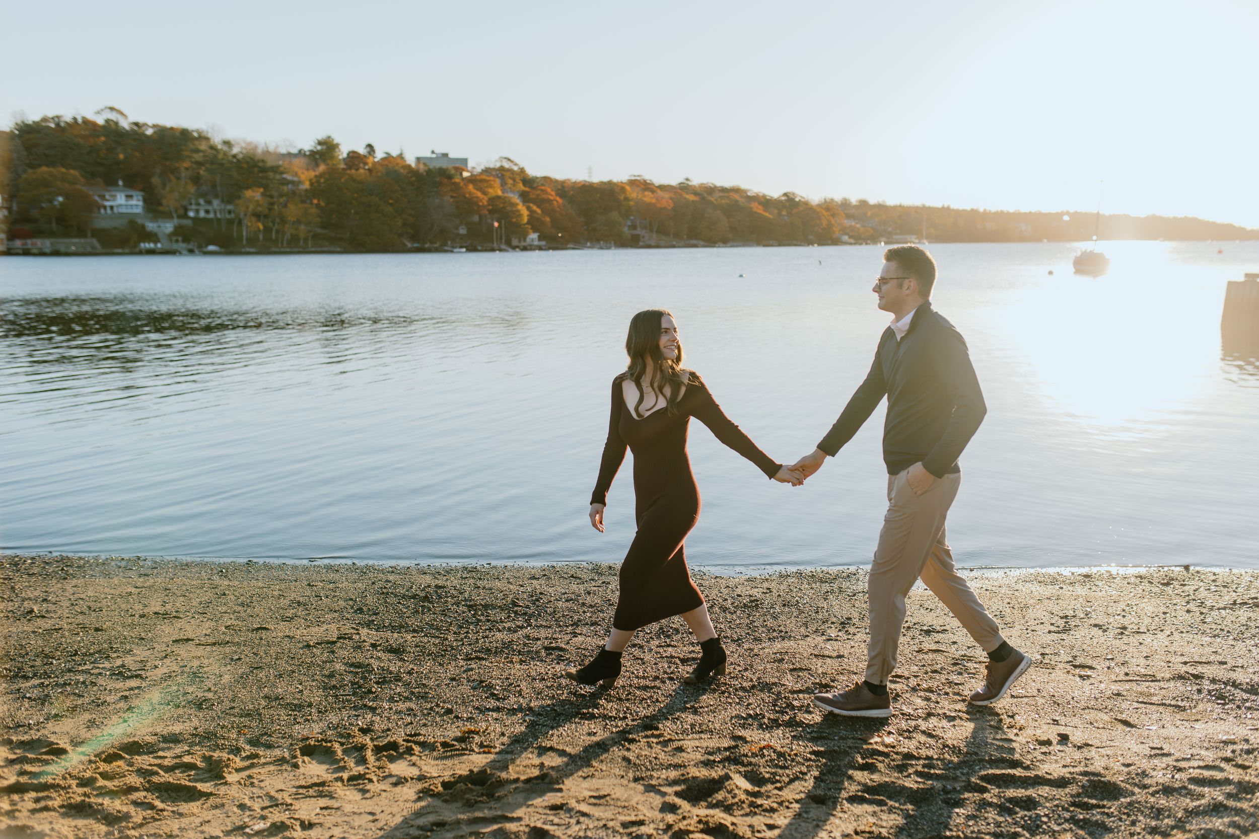 Dingle Tower, Sir Sanford Fleming Park, Sunrise Engagement, Halifax Photographer, Nova Scotia, Canada, Destination Elopement Photographer