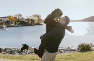 Dingle Tower, Sir Sanford Fleming Park, Sunrise Engagement, Halifax Photographer, Nova Scotia, Canada, Destination Elopement Photographer