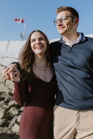 Dingle Tower, Sir Sanford Fleming Park, Sunrise Engagement, Halifax Photographer, Nova Scotia, Canada, Destination Elopement Photographer
