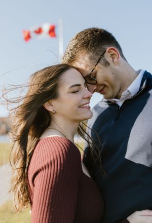 Dingle Tower, Sir Sanford Fleming Park, Sunrise Engagement, Halifax Photographer, Nova Scotia, Canada, Destination Elopement Photographer