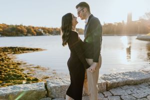 Dingle Tower, Sir Sanford Fleming Park, Sunrise Engagement, Halifax Photographer, Nova Scotia, Canada, Destination Elopement Photographer