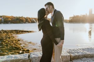 Dingle Tower, Sir Sanford Fleming Park, Sunrise Engagement, Halifax Photographer, Nova Scotia, Canada, Destination Elopement Photographer