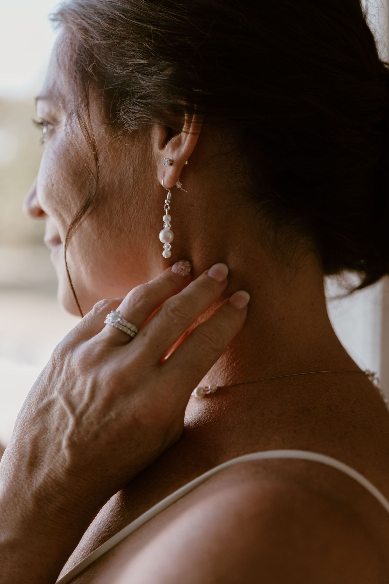Bridal Jewlery for summer backyard wedding in Ohio photography by Vicci Photo Dayton Ohio Photographer