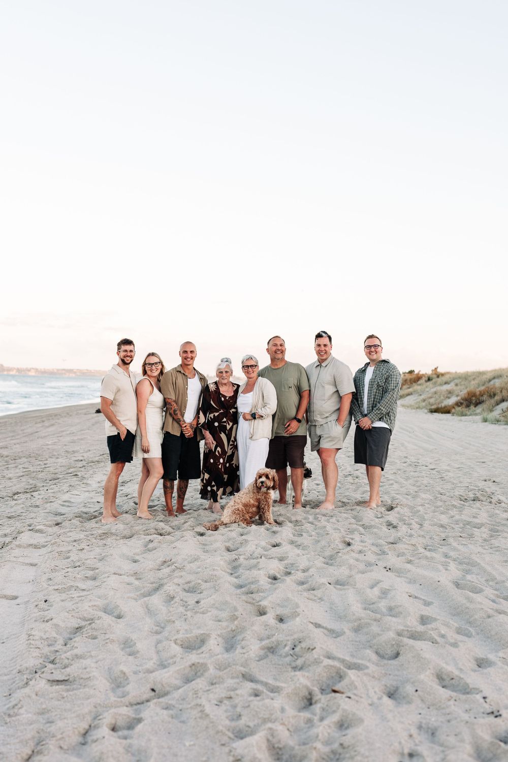 Beach Extended Family Photography. Irene Maton Photography. New Zealand.