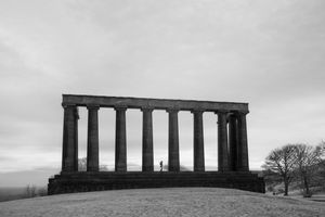 Calton Hill in infra-red