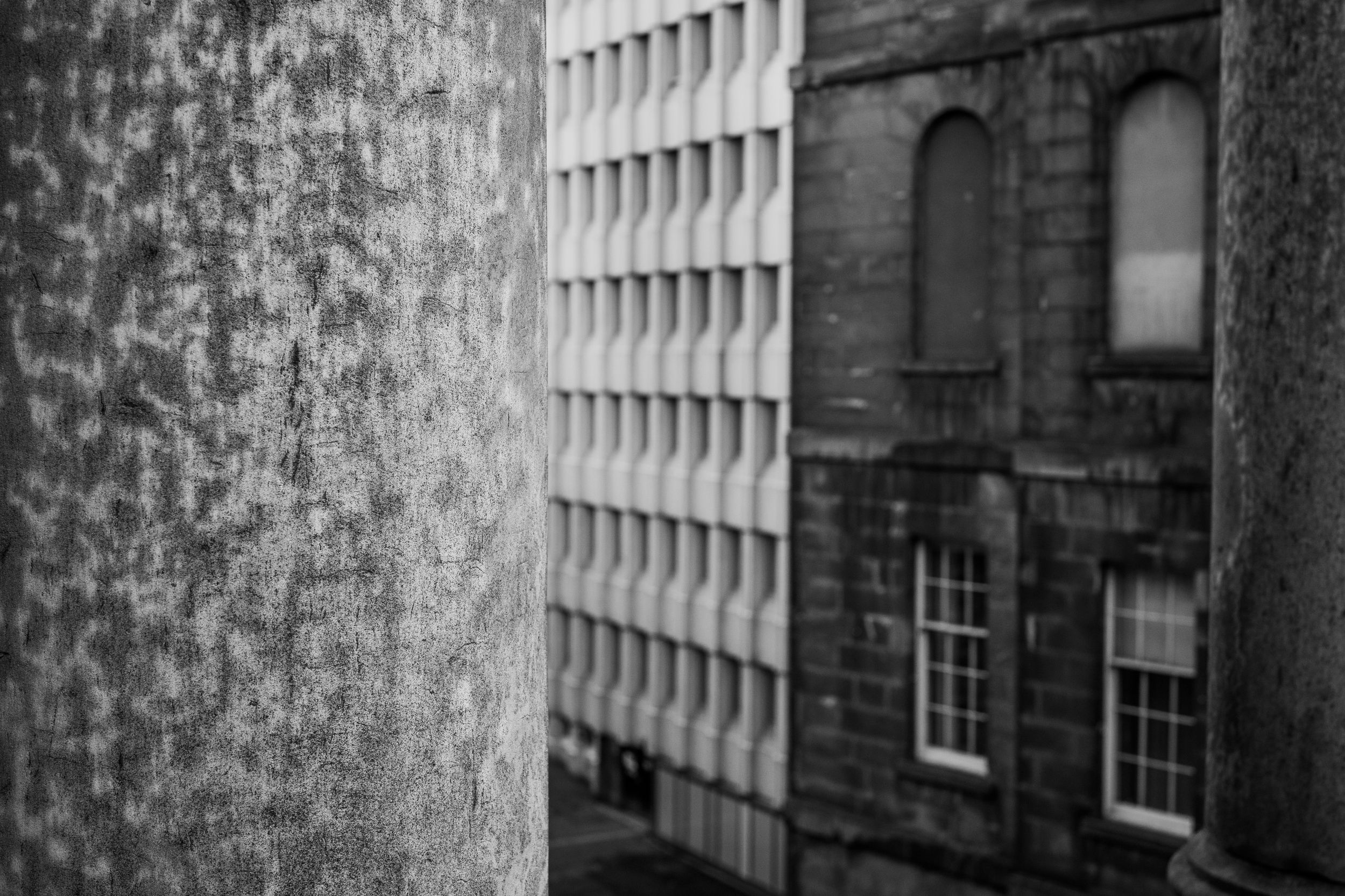Unusual artistic photographs of buildings, architecture and the city by fine art photographer Richard Simpson. Newcastle upon Tyne, Scotland