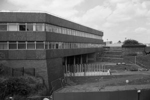 Sunderland civic centre now demolished during demolition