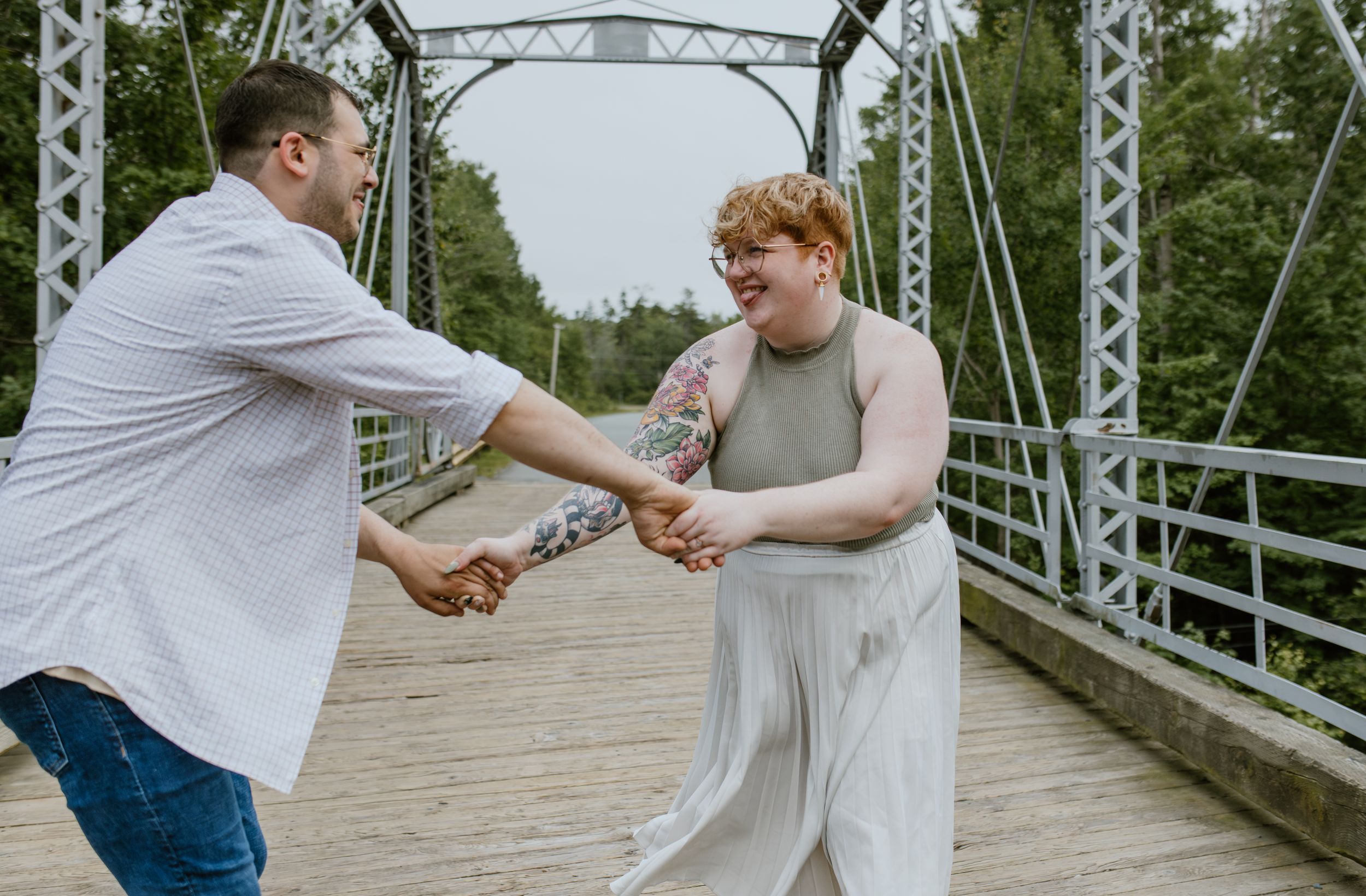 Laurie Lake Provincial Park, Engagement Session, Nova Scotia, Elopement, Halifax Photographer, Belleville Photographer, Non-binary couple