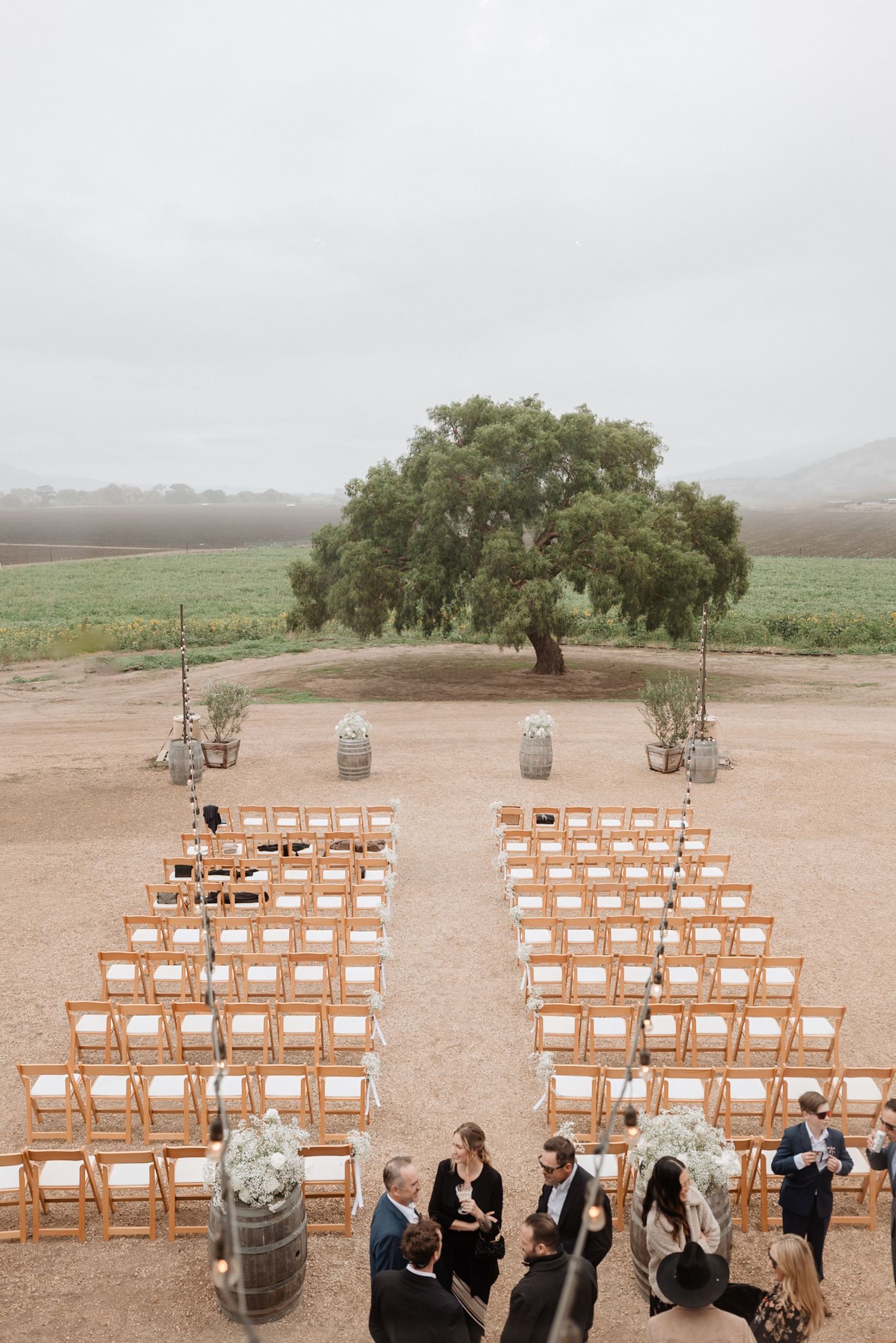 rustique wines wedding ceremony, salinas wedding venue