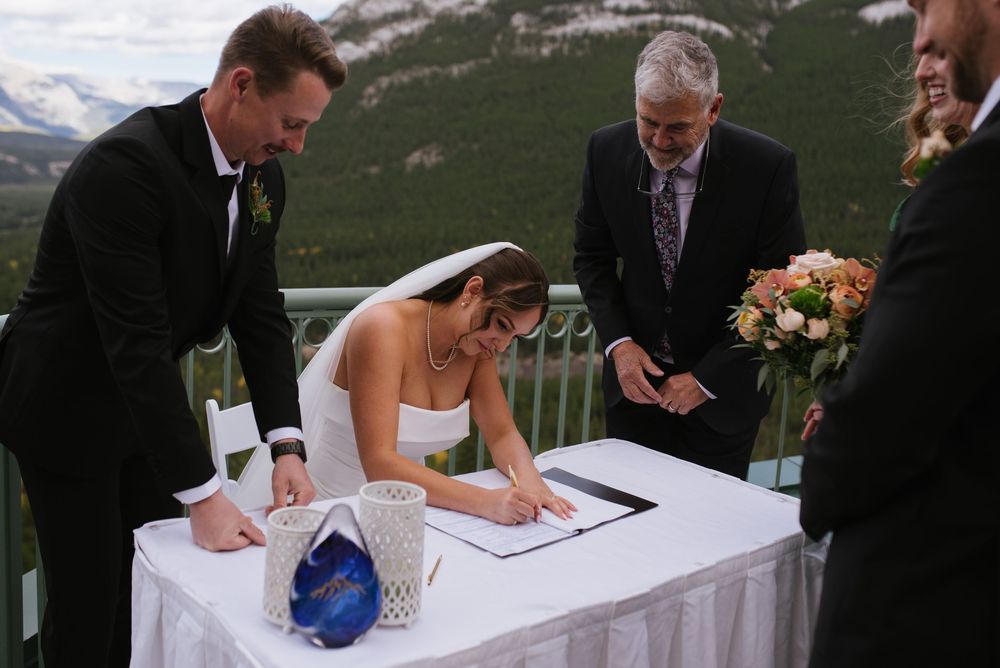 Rimrock Resort Wedding in Banff