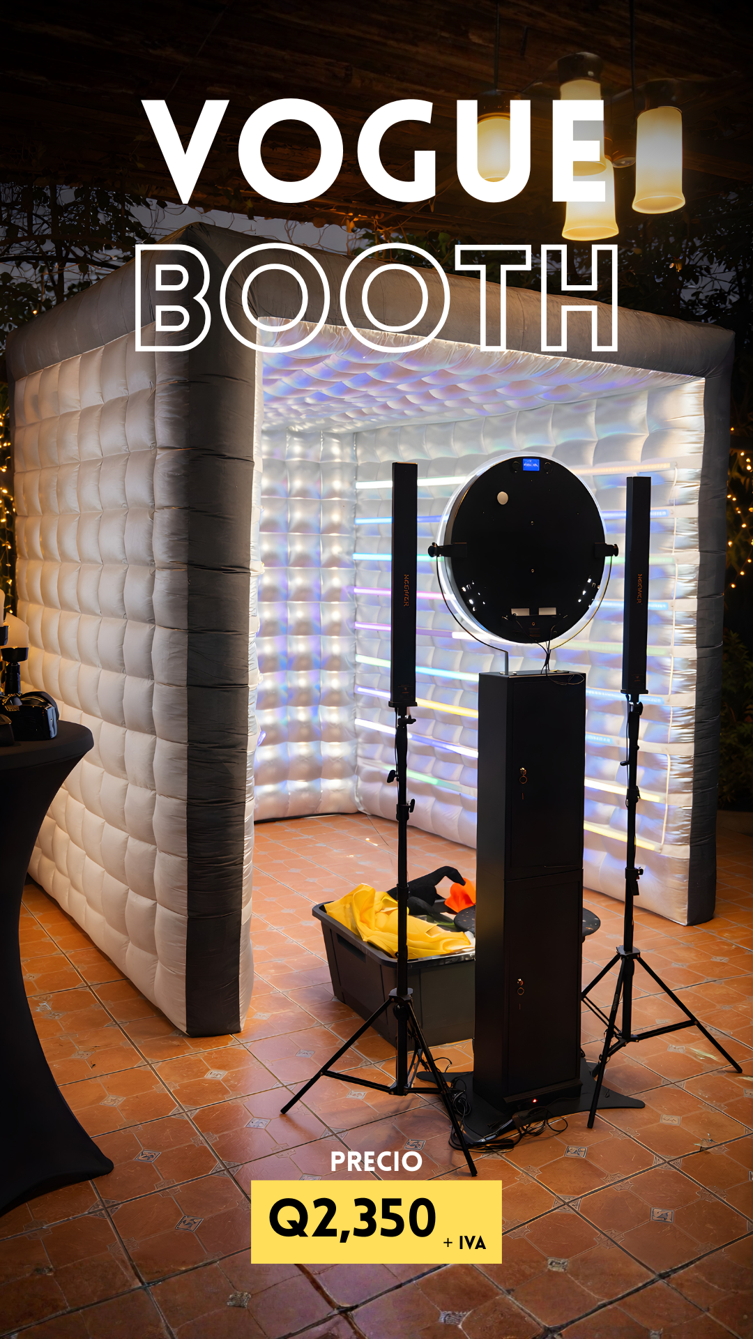 Vogue booth de fotos en Guatemala para eventos y celebraciones